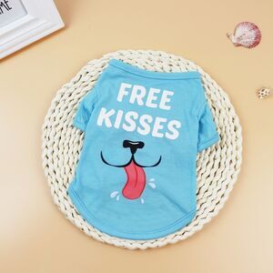 ⛔️ CLEARANCE ⛔️ Blue Free Kisses Pet Shirt